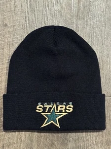 Dallas Stars Black Embroidered Cuffed Beanie Watchcap - Picture 1 of 3