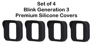 4 x Schwarz Blink Generation 3 Outdoor Überwachungskamera Schutzhüllen Silikon - Bild 1 von 6