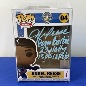 Angel Reese Autographed Funko Pop#4 WNBA Signed COA Hologram Chicago - Picture 1 of 10