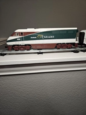 MTH RK O AMTRAK Northwest Cascades Super Liner Set Diesel Pass Cars Vista Dome - Image 1 of 4