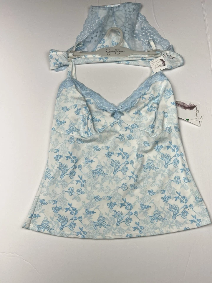 Juego de 2 bragas de bikini Jessica Simpson ultra suaves cami y coquetas para mujer talla L” Foto 1 de 4