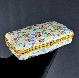 Joyero de porcelana vintage Capodimonte caja de cigarrillos - Imagen 1 de 14