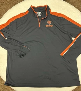 Jersey Chicago Bears 1/4 Cremallera 2XL Equipo NFL Fútbol Azul Naranja - Imagen 1 de 12