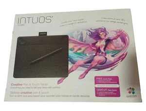 Wacom Intuos Comic CTH-490CK-S Tablet graficzny Pen Touch Przewodowy Czarny - Zdjęcie 1 z 5