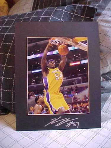 LOS ANGELES LAKERS KWAME MARRÓN FIRMADO MATE 8X10 Foto 1 de 1