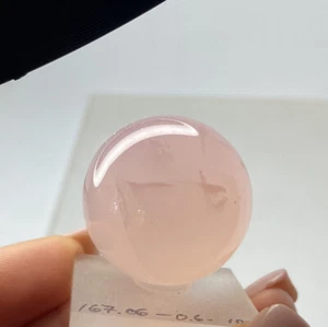 Rosenquarz Edelsteinkugel / Kugel (167.06 cts) Rose Quartz SPHERE - Picture 1 of 4