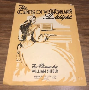 Vintage Music 1953 “THE COUNTESS OF WESTMORLANDS DELIGHT” by William Shield - Bild 1 von 3