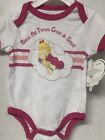 Nwt Baby Girl Precious Moments  3/6 Months Bless All Things Great & Small 1piece
