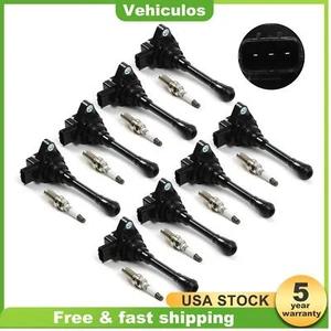 8X ignition coils+8X Iridium Spark Plugs for Nissan NV2500 2018-2020 UF812 93501 - Picture 1 of 13