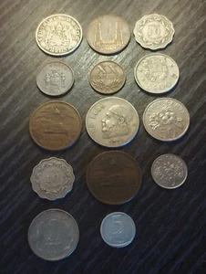 LOT 14 WORLD COINS!!! - Picture 1 of 12