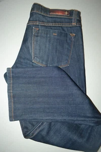 Flying Monkey Women Slim Straight Dark Blue Denim Jeans Size 9 (32x31) - Picture 1 of 11