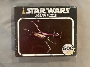 STAR WARS ⚫️🟡⚫️🌑 1977 OPENED 500-Piece Jigsaw Puzzle | Series I - Spacebattle - Picture 1 of 9