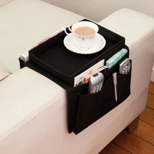Sofa Armlehne Stuhl Sofa Couch-Fernbedienung Tischhalter Organizer Ablage - Bild 1 von 6