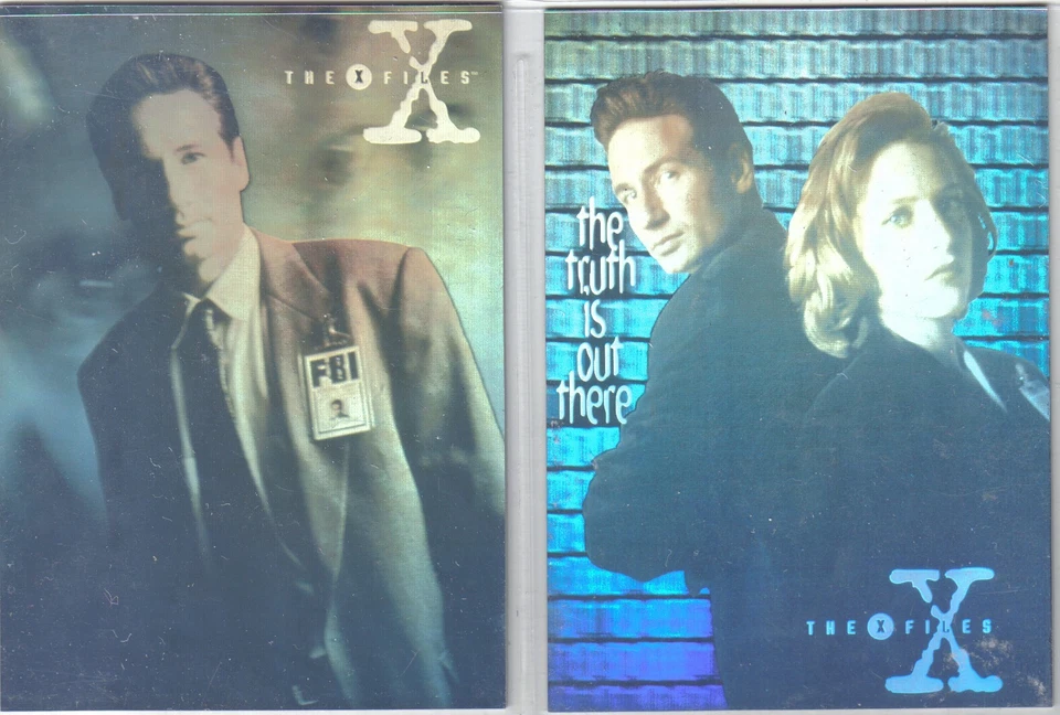 X FILES SEASON 3 HOLOGRAM CARDS SET OF 2 - Image 1 of 1