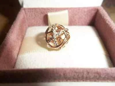 Genuine Authentic Pandora Rose Gold Sparkling Galaxy Charm 781388CZ - Image 1 of 2