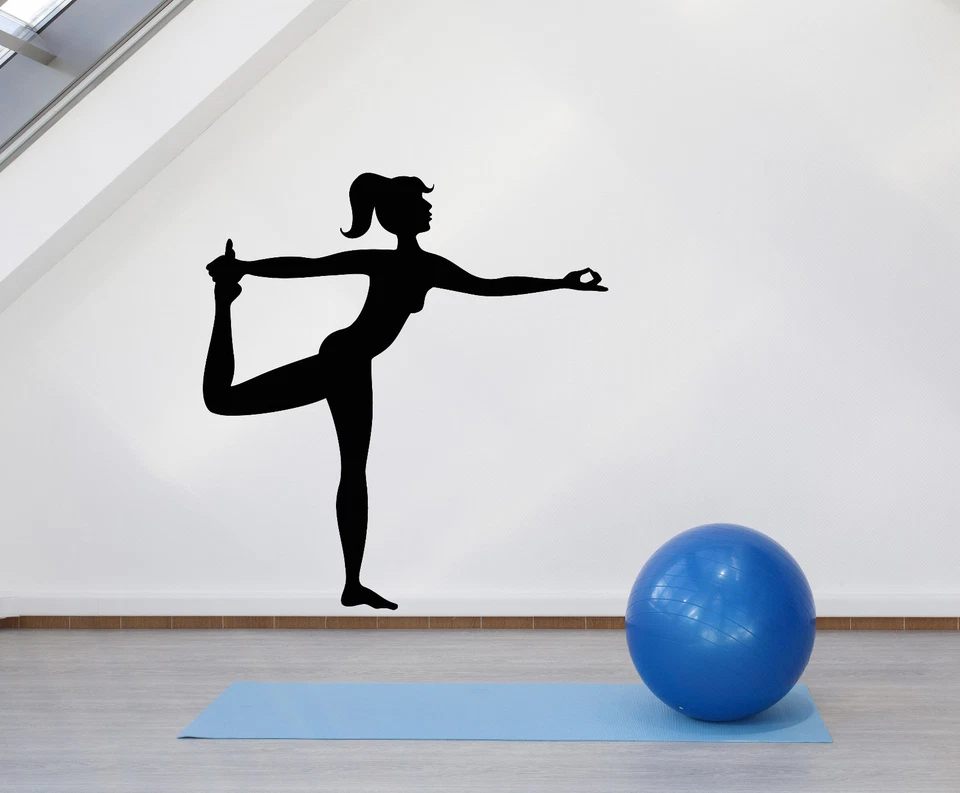 Настенные наклейки виниловая наклейка гимнастические танцы танцы (z2056) - Изображение 1 из 3