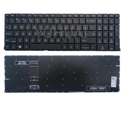 Laptop US Keyboard For HP ProBook 450 G8 455 G8 Without Backlit - Image 1 of 4