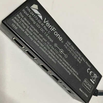 Verifone Purple Multi-Port Ethernet Switch 2M Cable for MX915 24173-02-R - Image 1 of 4