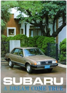 Subaru 1300 1600 1800 DL GLF GFT 4WD MV 1979-1980 UK Market Sales Brochure Leone - Picture 1 of 2