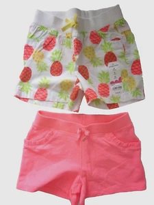 New $32.00 JUMPING BEANS - 2 Girls Pants - Pineapple and Pink Shorts - Size: 5 - Picture 1 of 1