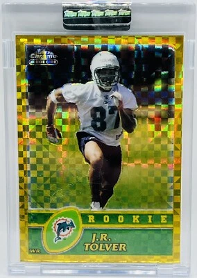 J.R. Tolver 2003 Topps Chrome Gold X-Fractor Uncirculated Sealed RC /101 Aztecs - Image 1 of 2