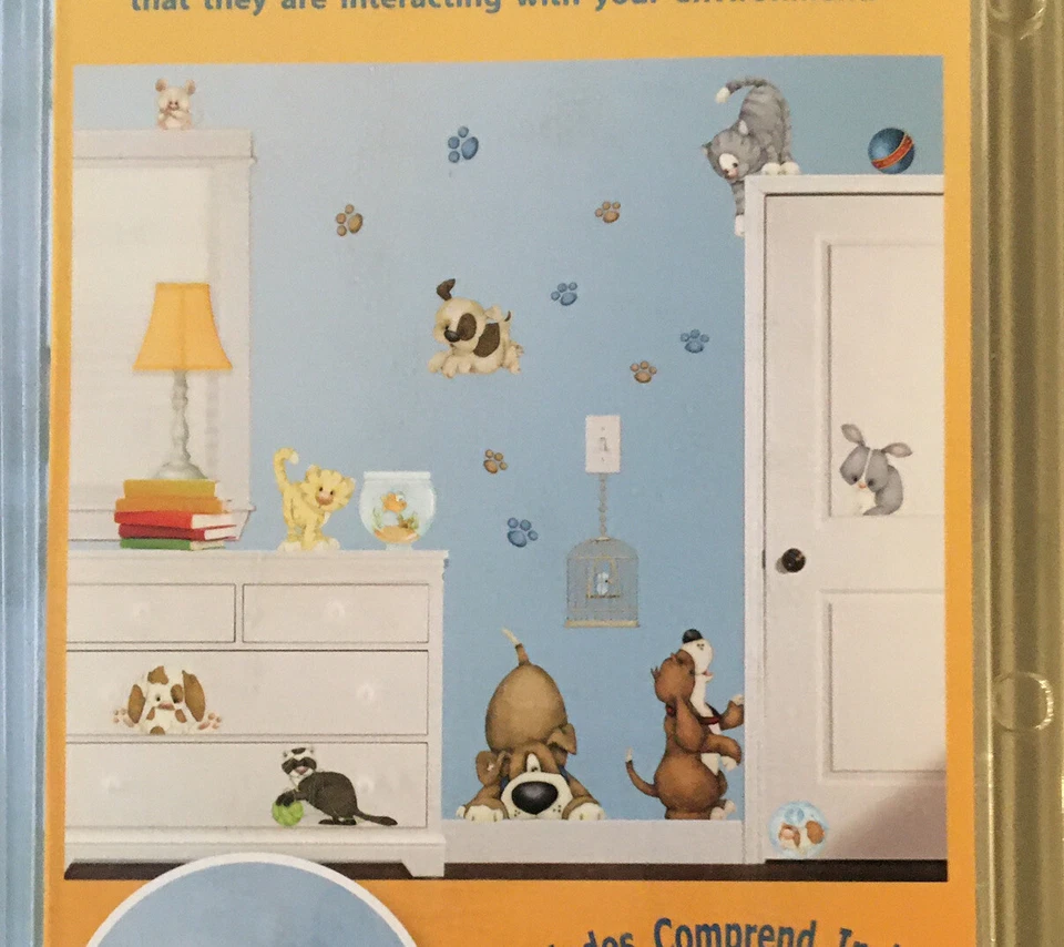 23 Novos DECALQUES DE PAREDE NA PET SHOP Filhotes Gatinhos Cães Gatos Adesivos Decoração Infantil - Imagem 1 de 4