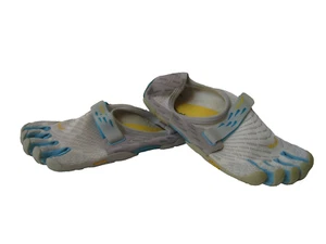 VIBRAM FIVEFINGERS GRAU-GELB-BLAU DAMENGRÖSSE US 6,5-7 EUR 37 SCHÖN - Bild 1 von 7