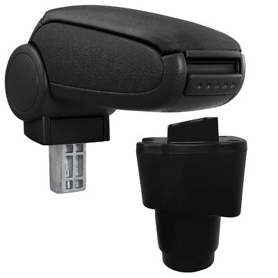 [pro.tec] Mittelarmlehne passend für Dacia Sandero II Textil Mittelkonsole KFZ - Bild 1 von 4