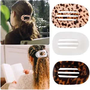 Mittelgroßer flacher runder Clip starker Griff biegsame Zähne bequemes gebogenes Design - Bild 1 von 21