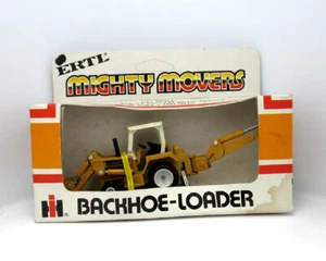 1980s ERTL 🔥MIGHTY MOVERS🔥 IH International Harvester Backhoe Loader #1853 - Picture 1 of 6