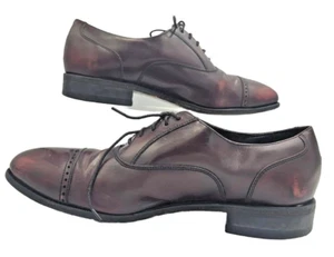 Florsheim Elegante Puntera Talla 8.5 Cuero Borgoña Vestido Fiesta Zapatos De Colección 17057 - Imagen 1 de 24
