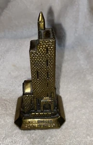 Vintage WILL ROGERS SANTUARIO DEL SOLE souvenir figura in metallo fermacarte 4" - Foto 1 di 8