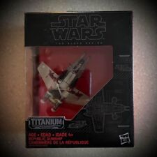 Star Wars  The Black Series  Titanium Vehicle Series Republic Gunship NEW