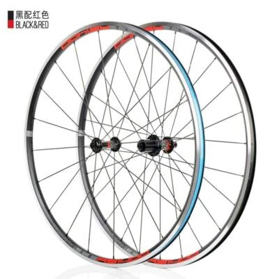 Ultra Light Road Bike 700C Wheelset 21MM Rim Flat Spoke Racing Wheels Climbing - Image 1 of 4