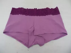 Adore Me Women's Lace Trim Risque Panties 11062 Purple XL - Picture 1 of 3