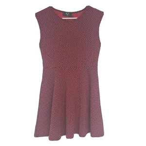Vestido patinador AX Paris para mujer talla 6 negro rojo lunares corto sin mangas - Imagen 1 de 9