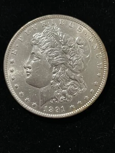 Morgan Silber Dollar 1891 cc - Bild 1 von 5
