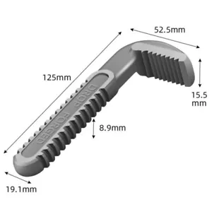 Rohrzange Haken Backe 10" Sanitärschlüssel Ersatzbacken High Carbon Stahl - Bild 1 von 3