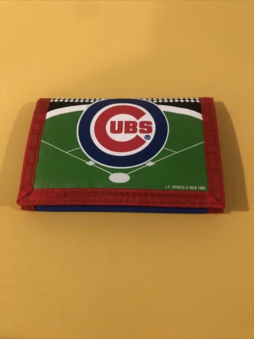 J.F. SPORTS MLB 1998 VINTAGE TRI FOLD WALLET CHICAGO CUBS BASEBALL Cover