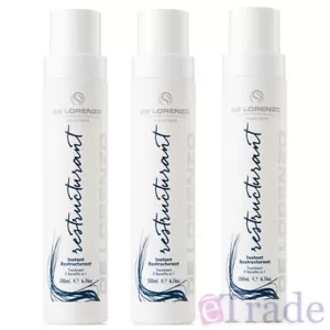 3x Delorenzo Instant Restructurant Leave In Spray Treatment 200ml by De Lorenzo - Picture 1 of 1