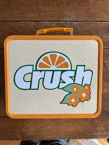 Retro Orange Crush Lunch Box 2010, Soda Pop, Collectible Tin, Floral, Nice! - Picture 1 of 11