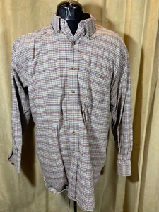 Mens Resistol Rodeo Wear Western Shirt XL Multicolor Plaids L/S Cotton - Picture 1 of 6
