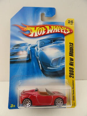 2008 Hot Wheels New Models Tesla Roadster (Red) - Image 1 of 4