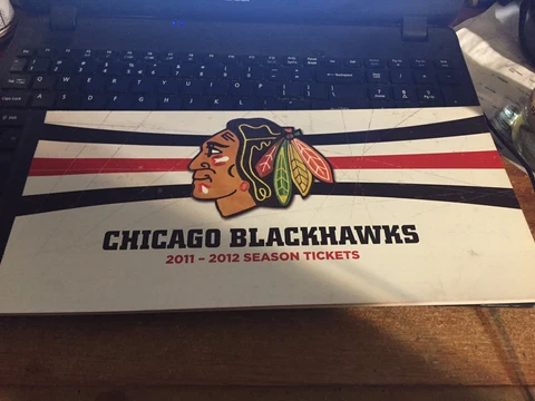 2011-12 CHICAGO BLACKHAWKS SEASON TICKET STUB BOOK PATRICK KANE JONATHAN TOEWS Cover