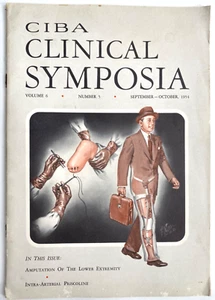 1954 Sept-Oct CIBA CLINICAL SYMPOSIA vintage medical magazine LEG AMPUTATIONS - Picture 1 of 6