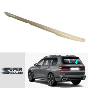 2019-2025 Unpainted ABS Fits BMW X7-Series G07 SUV V Type Middle Trunk Spoiler - Picture 1 of 5