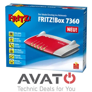 AVM FRITZBox 7360 VDSL DSL VOIP Modem Gigabit Router *2 Jahre Gewährleistung*  - Bild 1 von 3