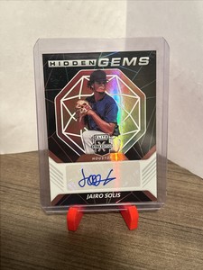 2021 Elite Extra Edition Jairo Solis Hidden Gems Black Auto #HG-JS Astros