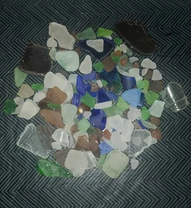 Strandglas Seeglas Bastelglas Milchglas - Bild 1 von 4