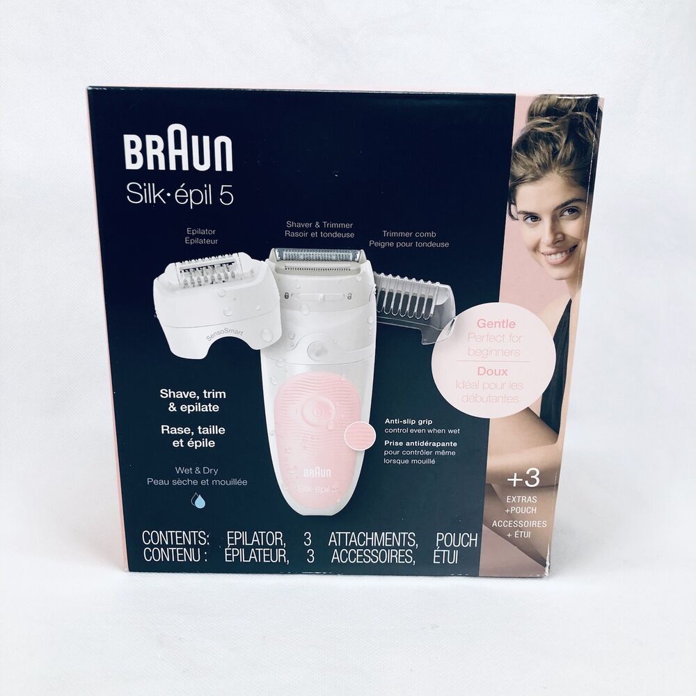 Braun Epilator Silk-épil 5 5-620 Hair Removal f Women Shaver & Trimmer Cordless